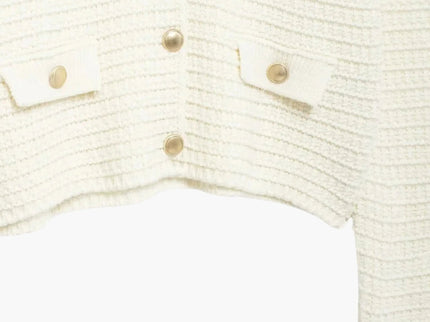 Ivonne | Texturierte Strickjacke mit Knopfleiste