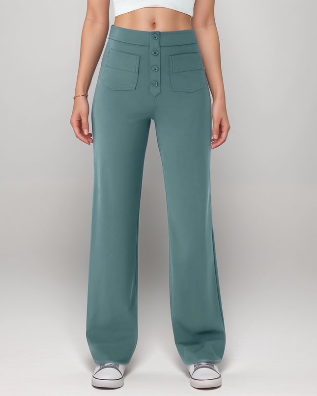 Nina | Elastische Hose mit hoher Taille
