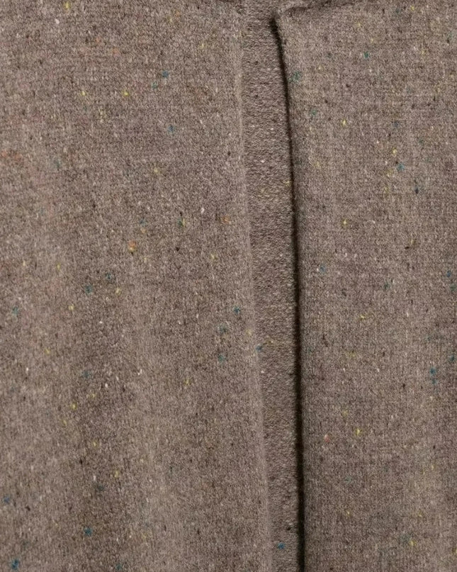 Irma | Strickjacke mit offener Vorderseite und hohem Kragen