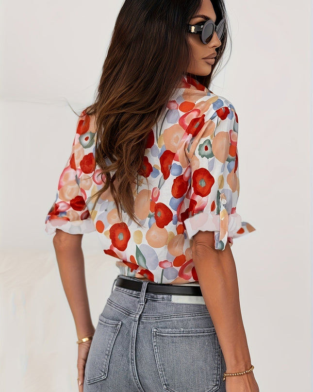 Isabey | Bunte Blumenbluse für Damen