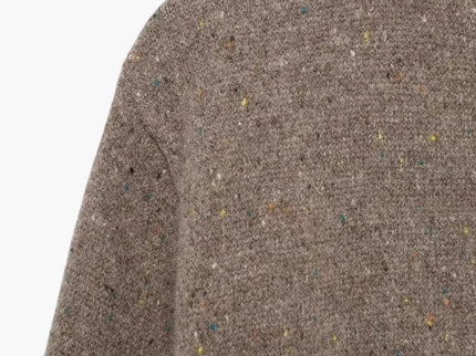 Irma | Strickjacke mit offener Vorderseite und hohem Kragen