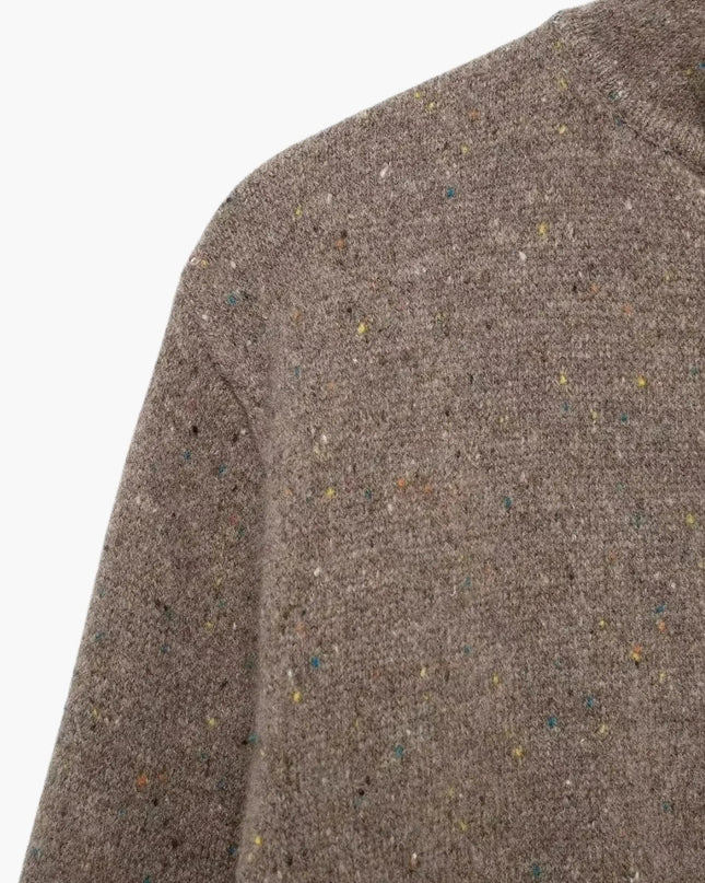 Irma | Strickjacke mit offener Vorderseite und hohem Kragen