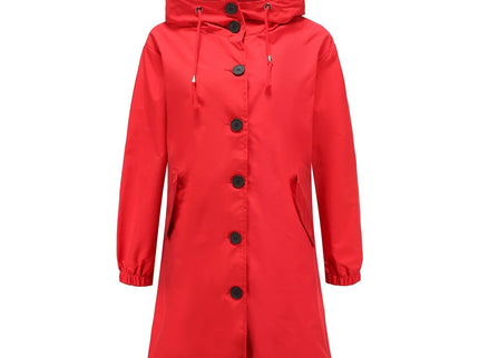 Flieder - Stylischer Damen-Windbreaker mit wasserdichter Kapuze