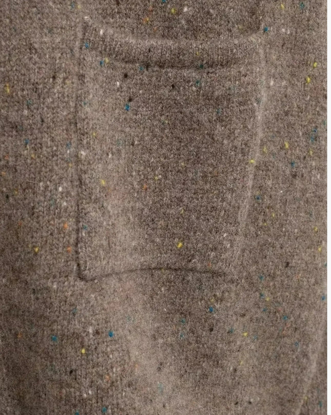 Irma | Strickjacke mit offener Vorderseite und hohem Kragen