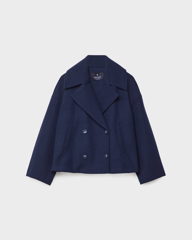 Schicke zweireihige kurze Jacke