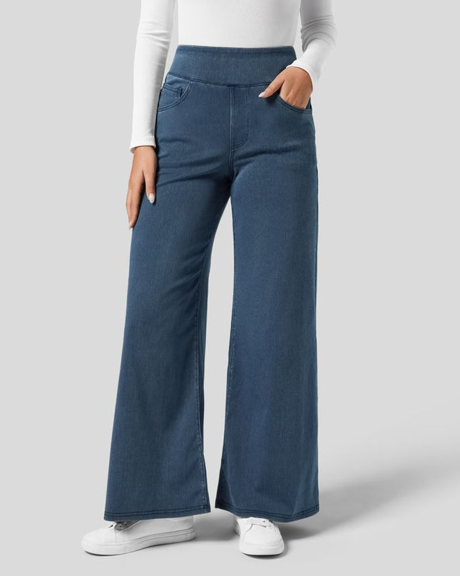 Evie | Bequeme Elastische Hose mit Hohem Bund