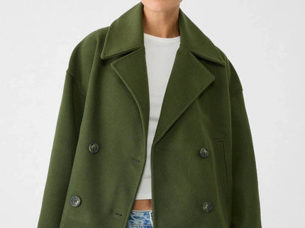 Schicke zweireihige kurze Jacke