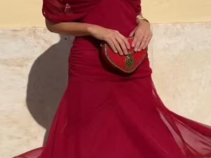 Lady™ - Elegantes Maxikleid für festliche Anlässe mit V-Ausschnitt