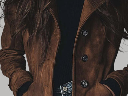 Senna – Wildleder-Trenchcoat