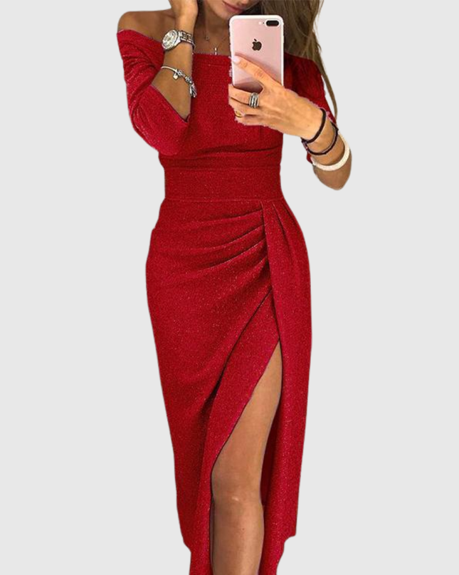 Ely™ - Schickes Maxikleid mit Neckholder und Eleganter, Fließender Passform