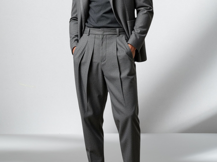 Oskar™ | Elegante Melierte Hose