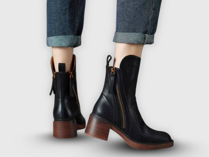 Grazia | Elegante Stiefeletten mit Blockabsatz