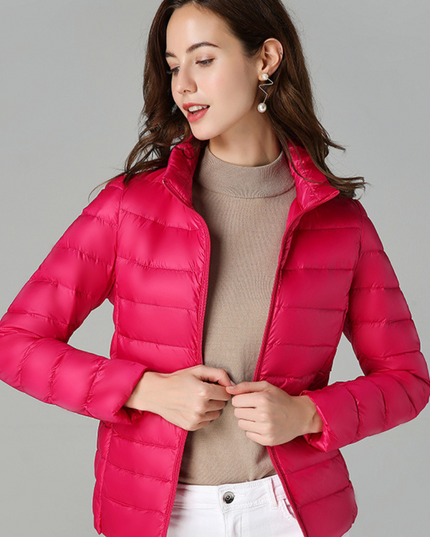 Sophie™ - Jacke aus weichem Baumwoll-Daunenmaterial