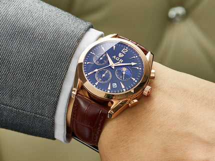 Luxus-Uhr mit handgefertigem Armband