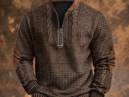 Enzo™ - Pullover mit halbem Reißverschluss