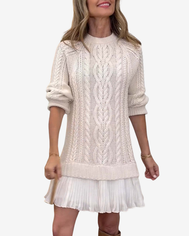 Trivora™ - Stilvolles & Warmes Strickkleid