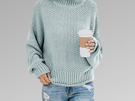 Braelyn | Pullover mit hohem Kragen