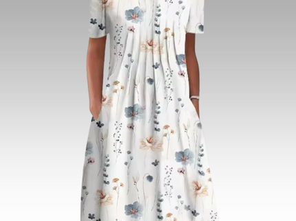 Ziva™ – Elegantes Kleid mit Blumenmuster und Bauchabdeckung