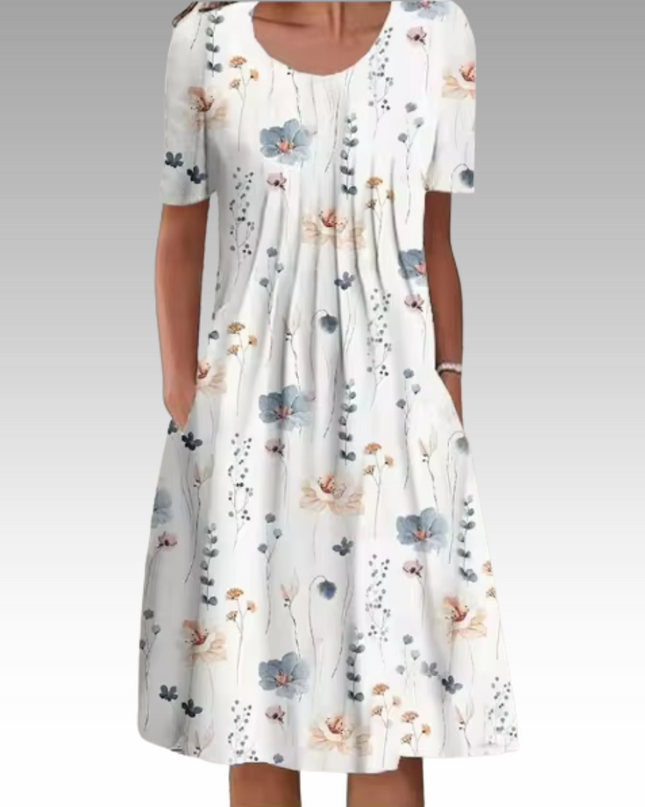 Ziva™ – Elegantes Kleid mit Blumenmuster und Bauchabdeckung
