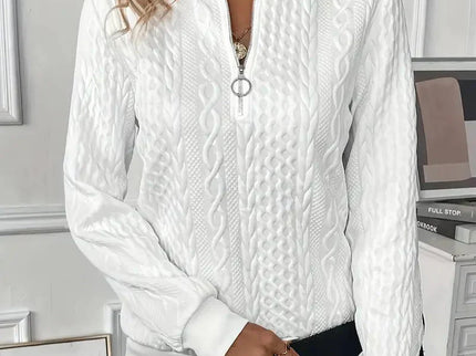 LUCIA I Pullover mit Reissverschluss