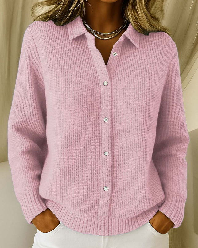 Elena | Klassischer Cardigan aus weichem Strick