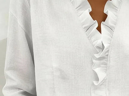 Beatrice | Edle V-Ausschnitt Bluse