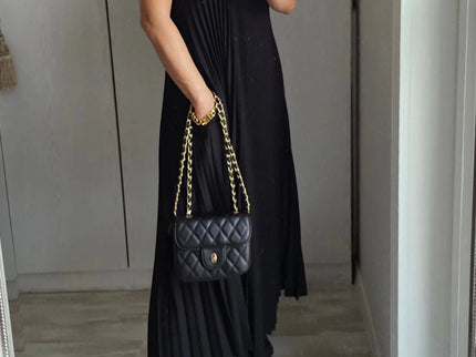 Petra™ – Zeitloses & Bequemes Plissiertes Kleid