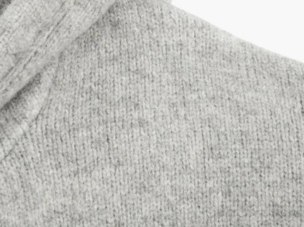 Kornelia | Strickjacke mit Kapuze und Reißverschluss
