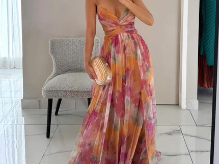 Mandy - Zauberhaftes Maxikleid mit Blumenprint