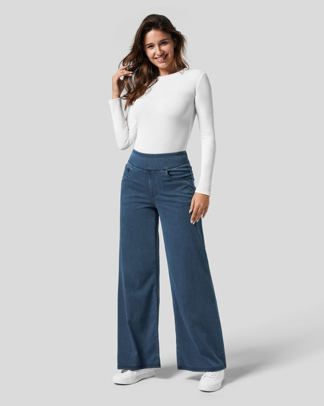 Evie | Bequeme Elastische Hose mit Hohem Bund