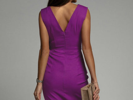 Brenda | Figurbetontes Kleid mit V-Ausschnitt und Schlitz