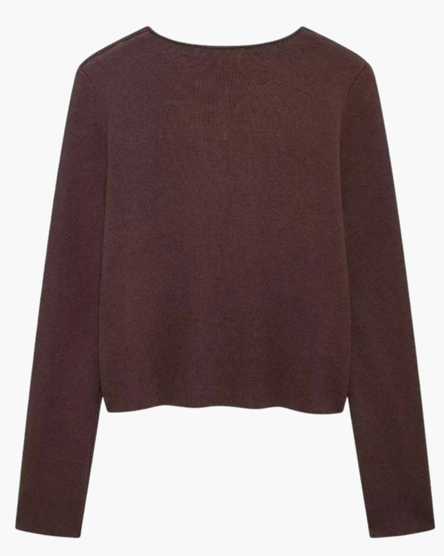 Martina | Doppelreihiger Strick-Cardigan