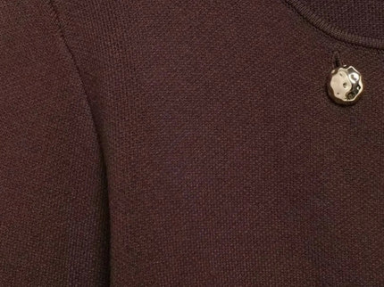 Martina | Doppelreihiger Strick-Cardigan