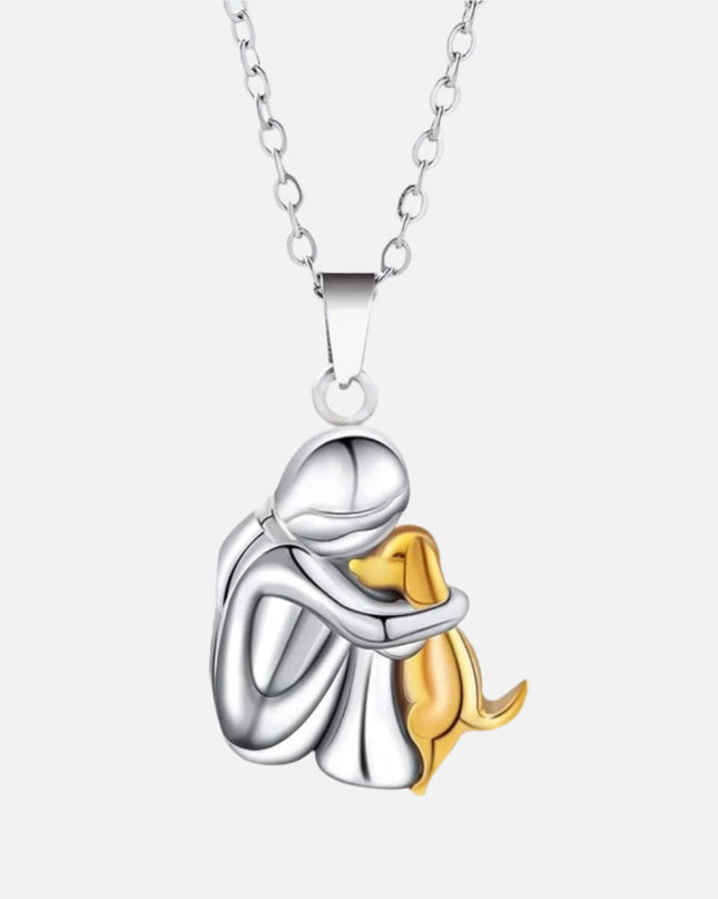Olivia™| 925er Sterling Silber Halskette mit Hund-Anhänger