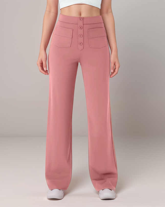Nina | Elastische Hose mit hoher Taille