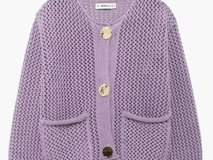 Lya | Grobstrick-Strickjacke