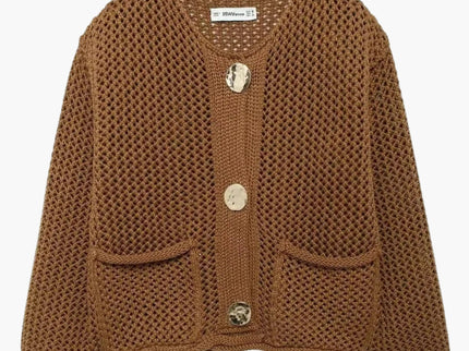 Lya | Grobstrick-Strickjacke