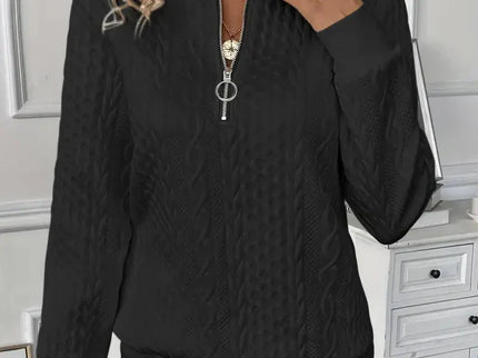 LUCIA I Pullover mit Reissverschluss