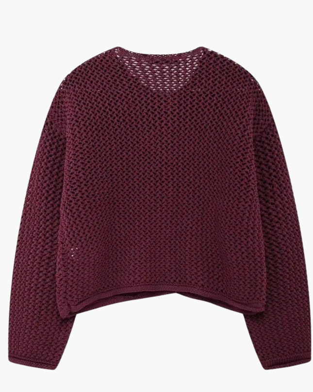 Lya | Grobstrick-Strickjacke