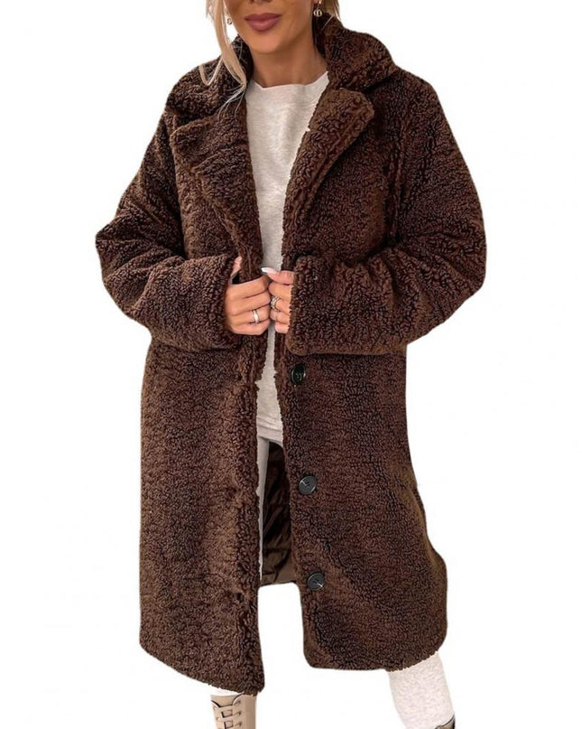 Flauschiger Teddymantel