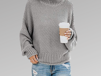 Braelyn | Pullover mit hohem Kragen