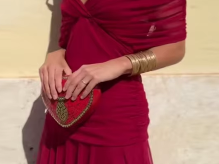 Lady™ - Elegantes Maxikleid für festliche Anlässe mit V-Ausschnitt
