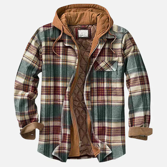 Andrea™ | Stylische Patchwork Karo Jacke