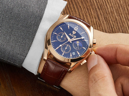 Luxus-Uhr mit handgefertigem Armband