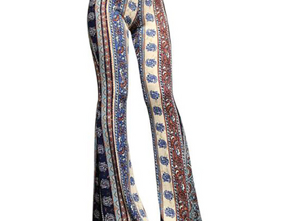Leopard Bootcut-Hose