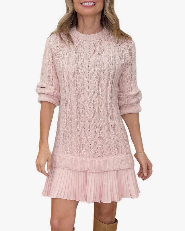 Trivora™ - Stilvolles & Warmes Strickkleid