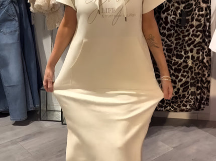 Becky | Lässiges Hoodie-Kleid