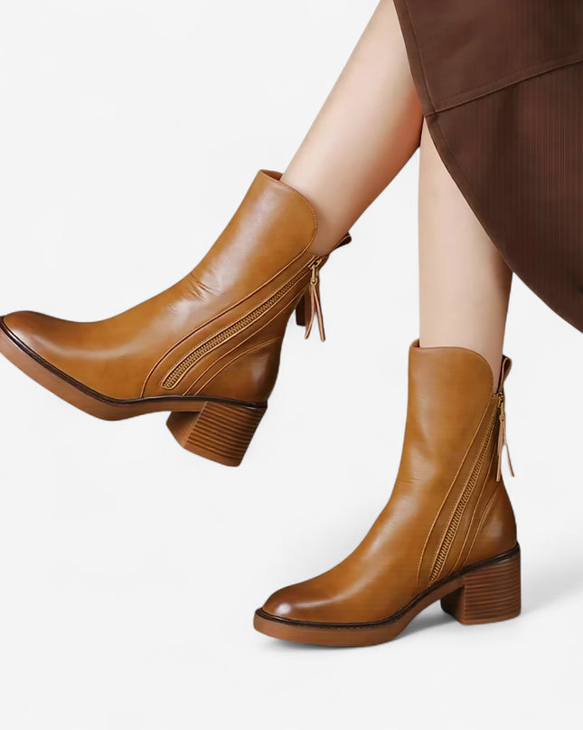 Grazia | Elegante Stiefeletten mit Blockabsatz