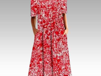 Ziva™ – Elegantes Kleid mit Blumenmuster und Bauchabdeckung