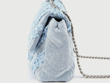 Macy - Elegante hellblaue Denim-Umhängetasche für Damen